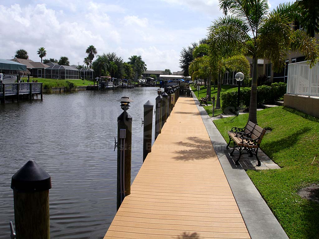 View Down the Canal From Palm Breeze II